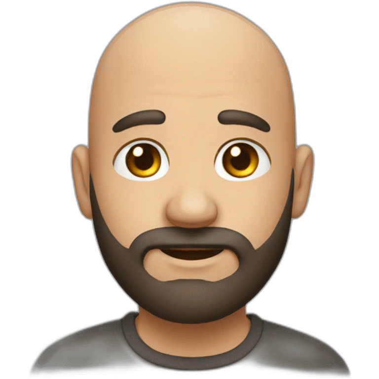 bald with beard emoji