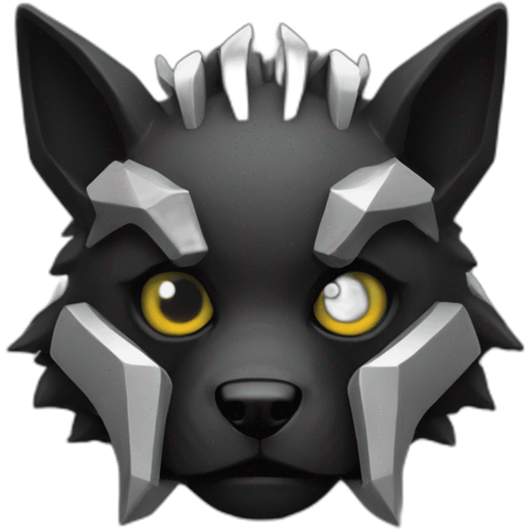 Black Protogen emoji