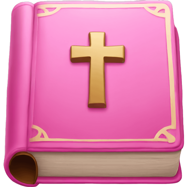 Pink bible  emoji