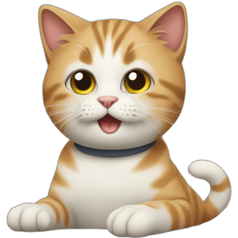 cat-chatting emoji