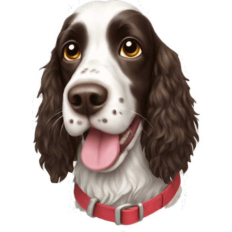 English springer spaniel dog emoji