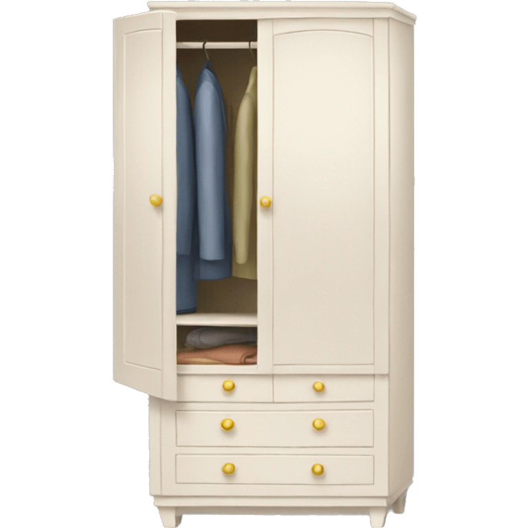 three-door wardrobe emoji