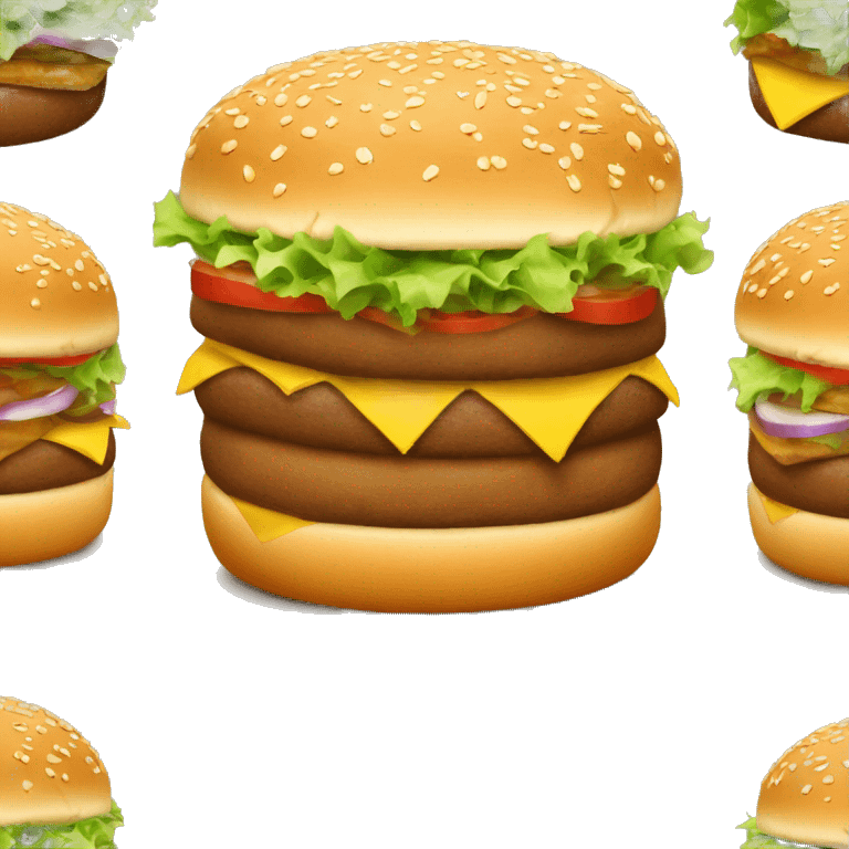 Big Mac burger emoji