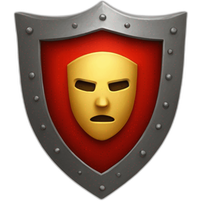 red shield emoji