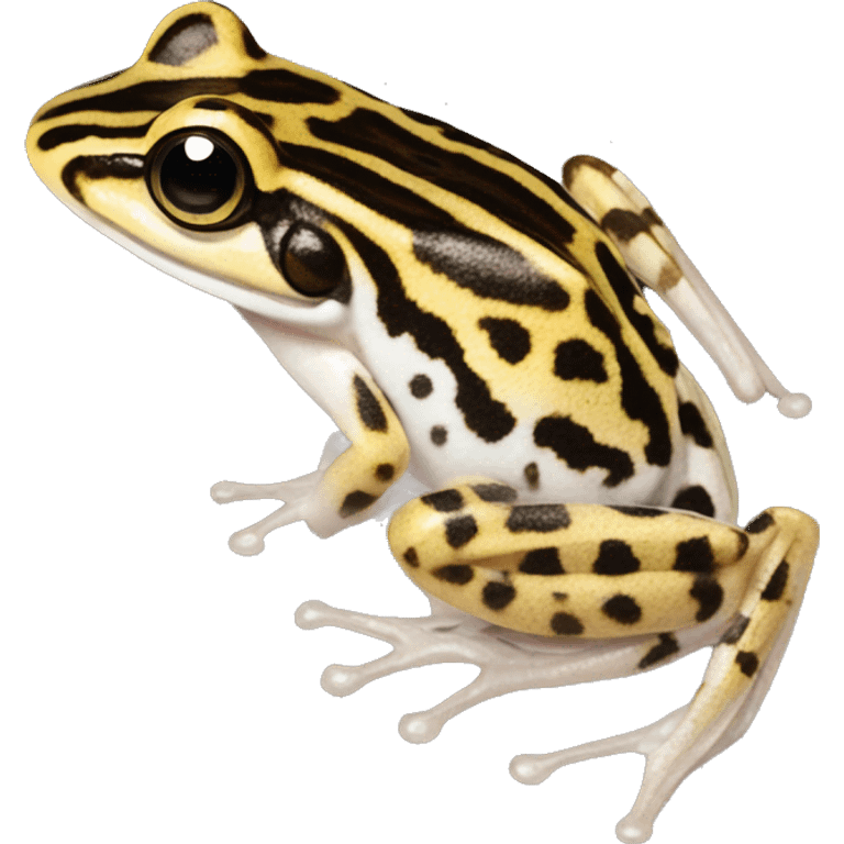 Pickerel frog side view  emoji