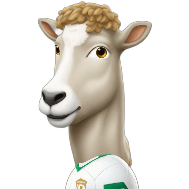 Ronaldo sur une chevre emoji