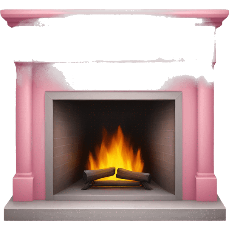 pink fireplace emoji