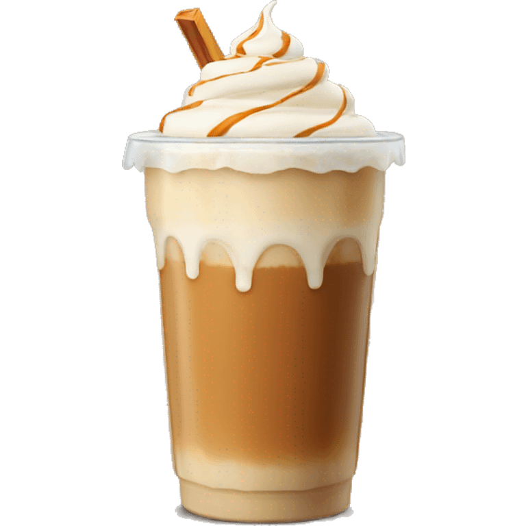 iced caramel latte emoji