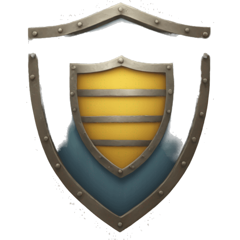 faded shield emoji