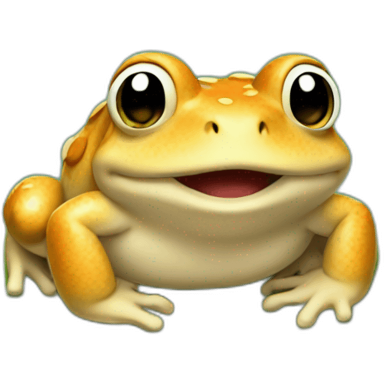 happy toad from mario emoji