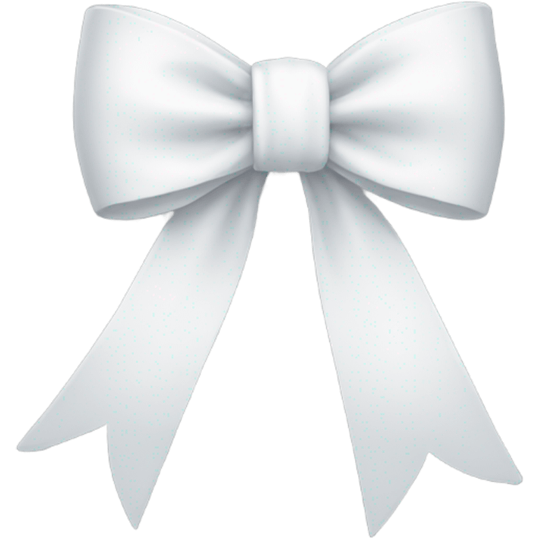 White bow emoji