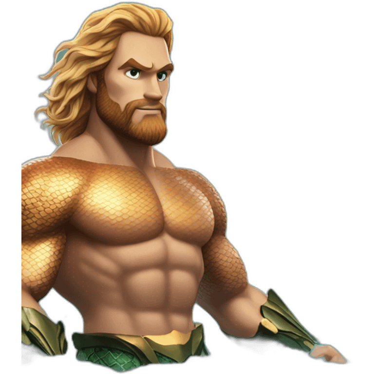 shirtless Aquaman emoji