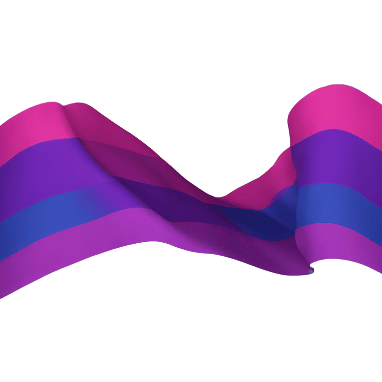 Bandera bisexual emoji