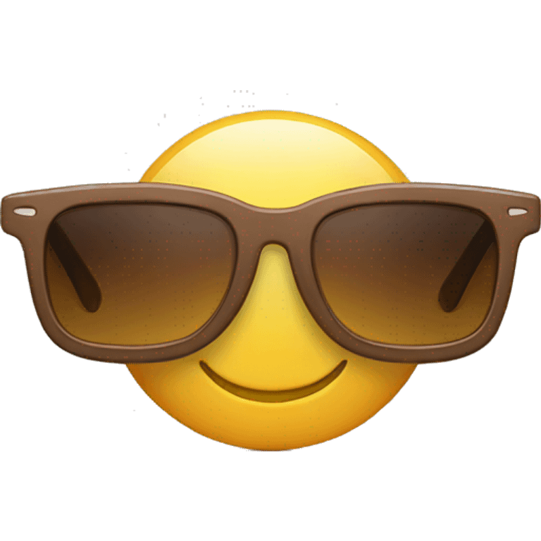 Chat avec des lunettes de soleil  emoji