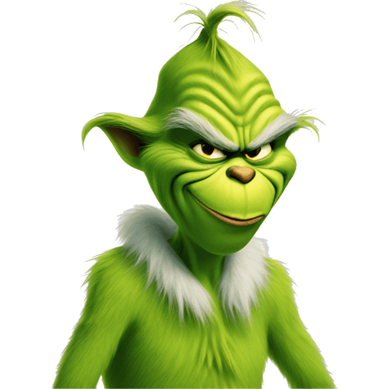 The grinch  emoji