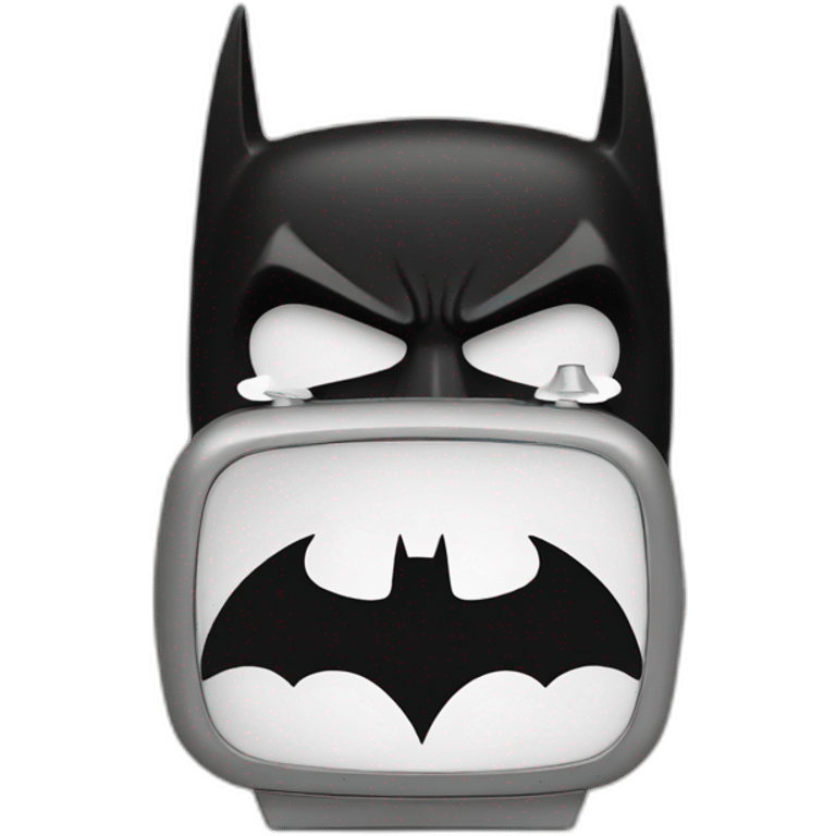 Batman alarm clock emoji