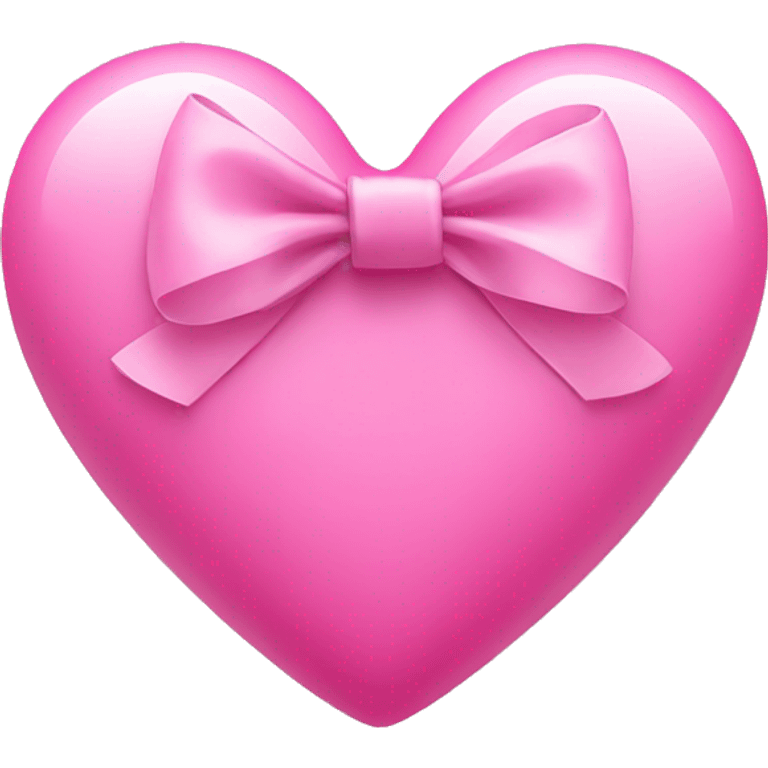 pink heart with bows emoji