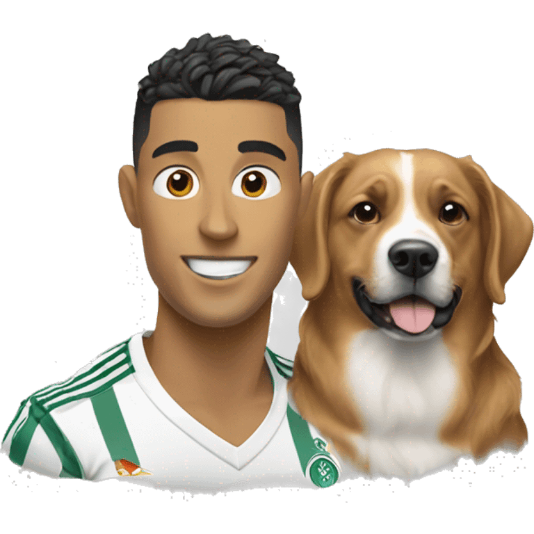 ronaldo and dog emoji