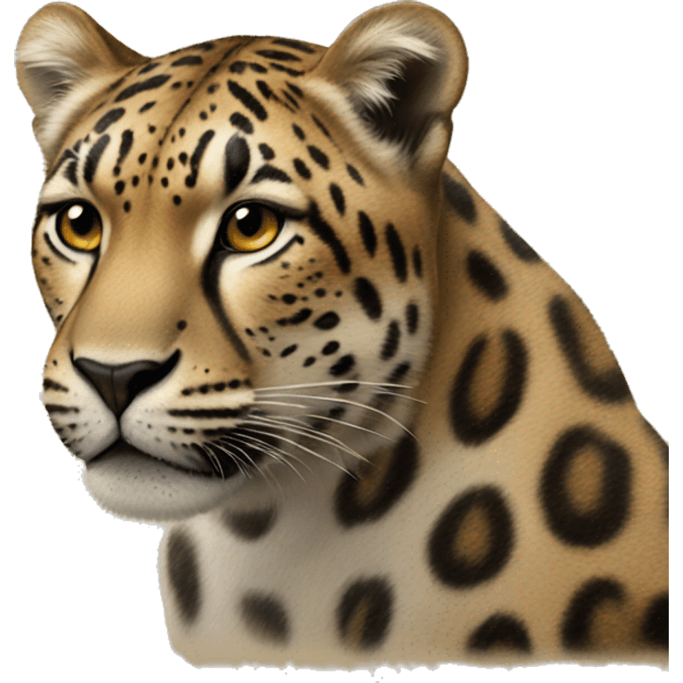 Corazón leopardo emoji