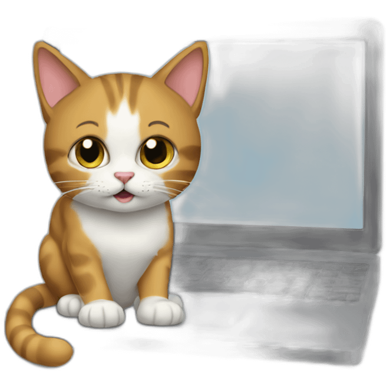 cat-on-computer emoji