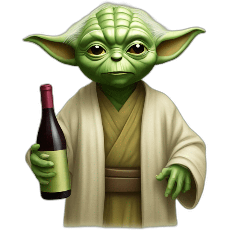 Yoda-Drink-wine emoji