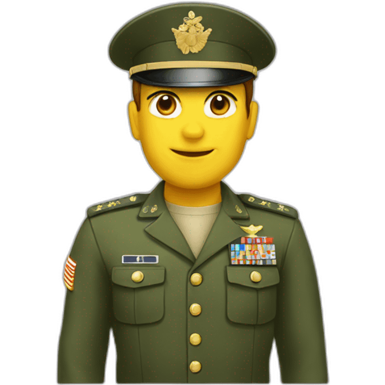 Saludo militar emoji