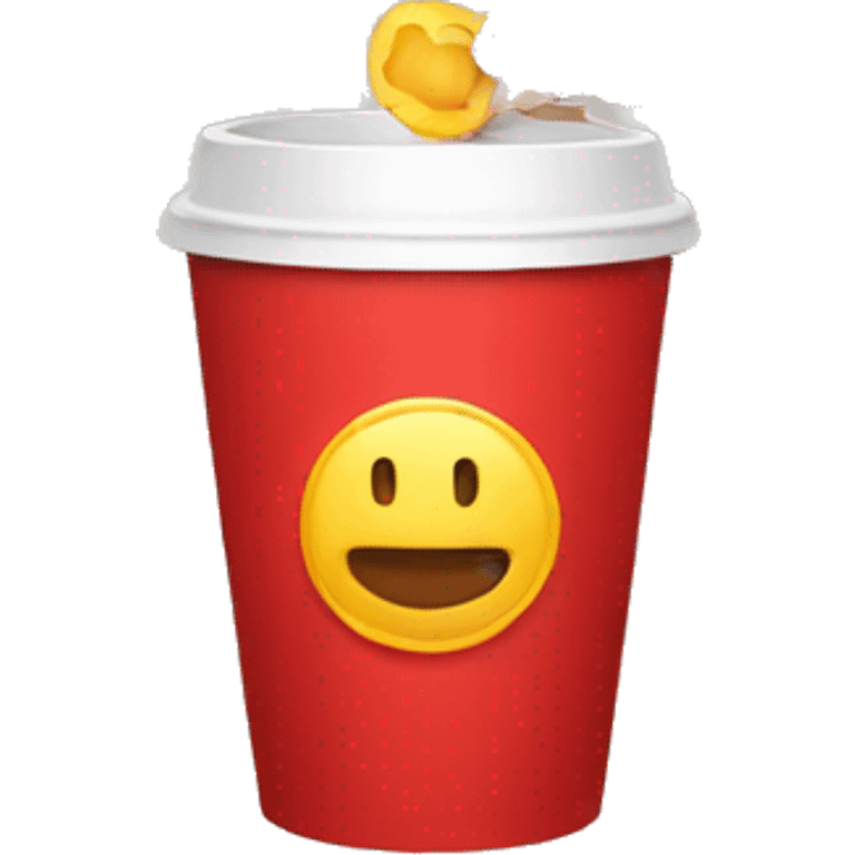 red cup in hand emoji