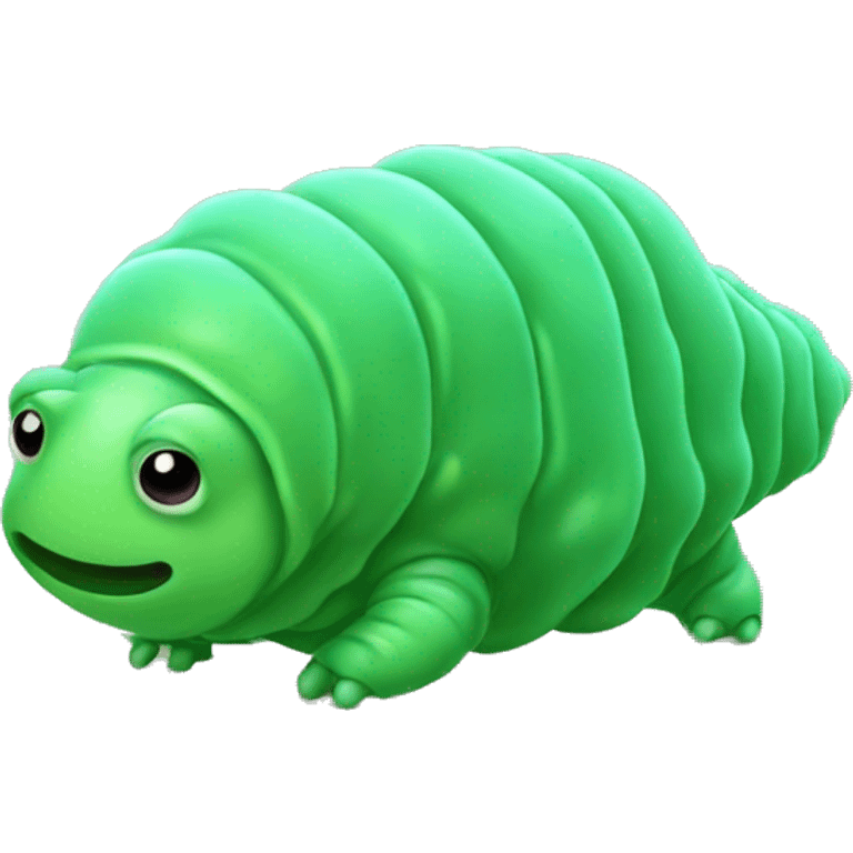 green tardigrade emoji