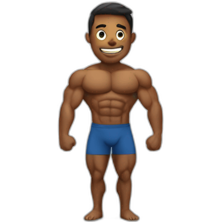 body builder emoji