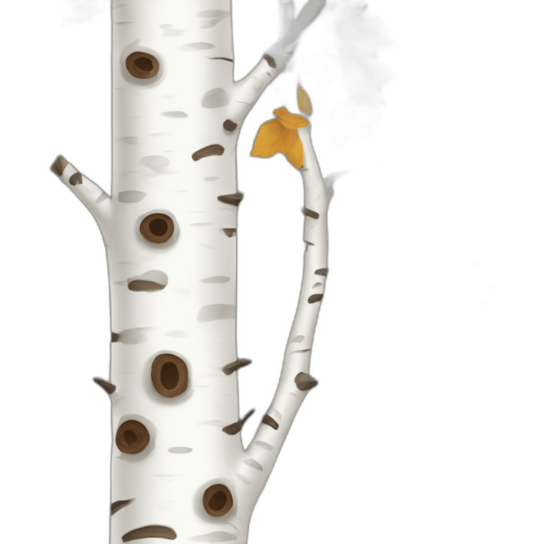 Birch tree emoji