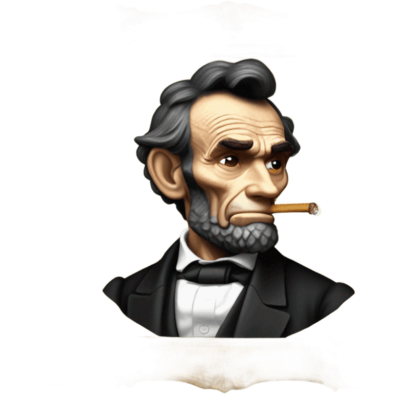 abe lincoln coughing emoji