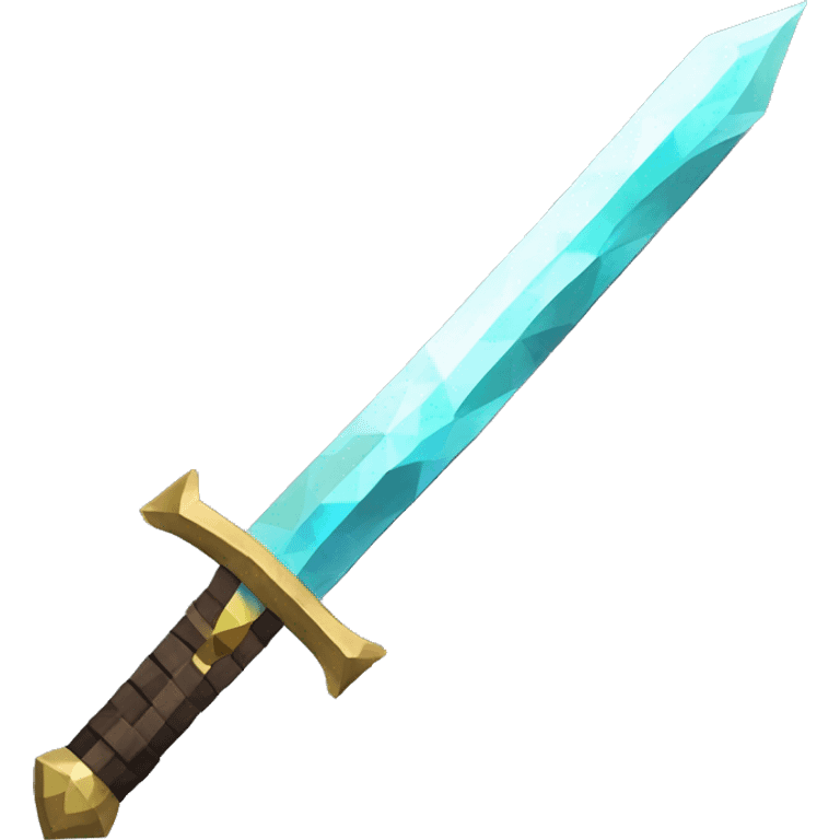 sword diamond Minecraft emoji