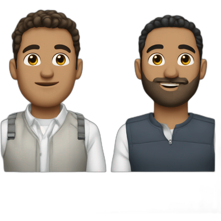 Eric Judor and Ramzy Bedia emoji