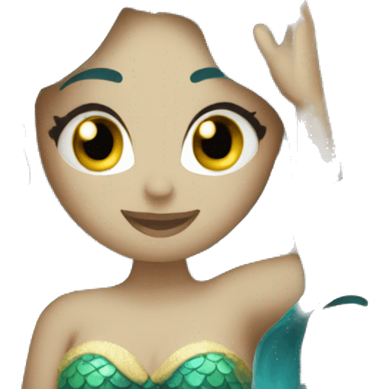 mermaid princess emoji