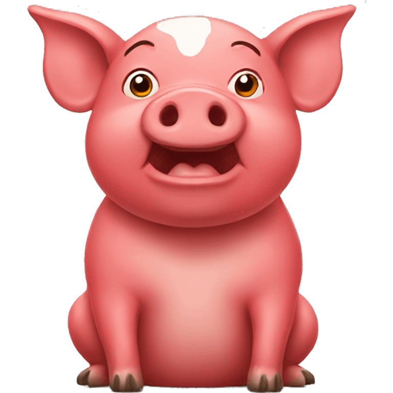 red pig emoji