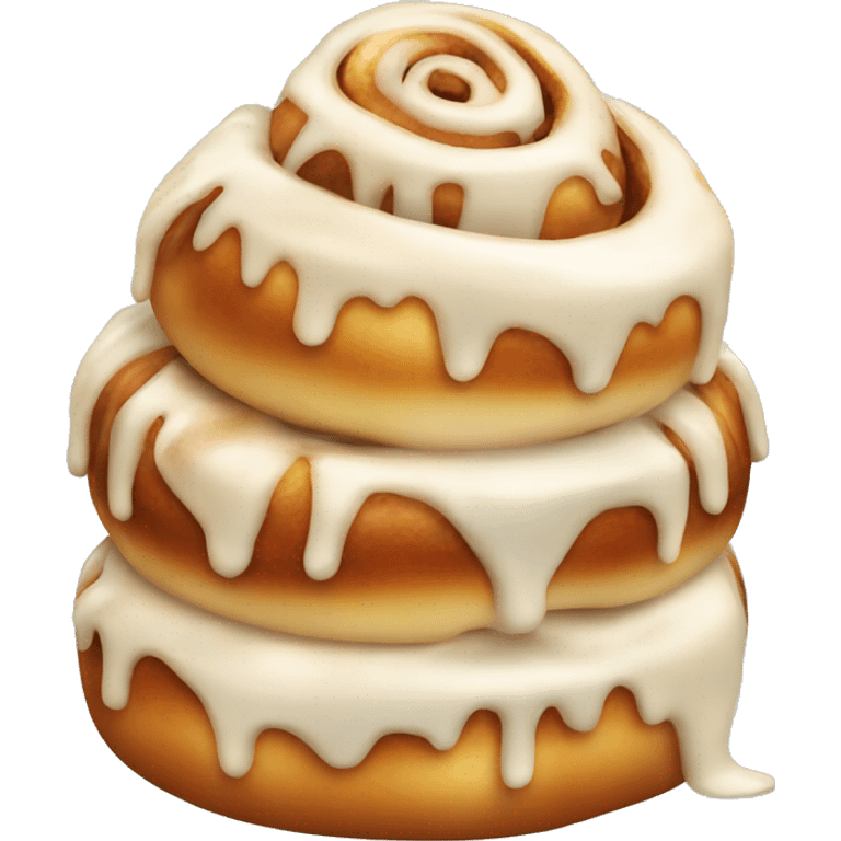 yummy cinnamon roll emoji