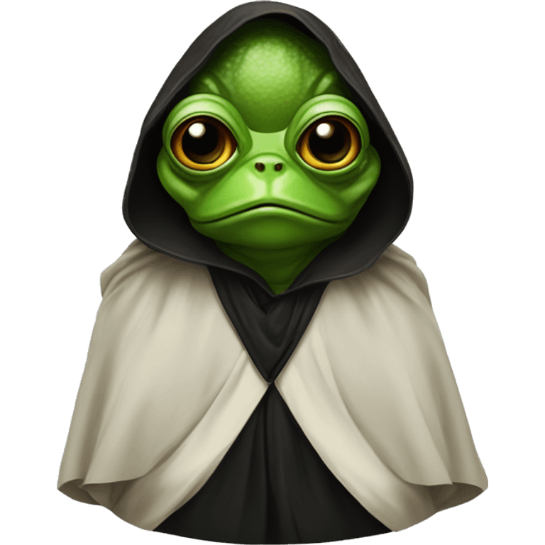 Frog as a sith lord emoji