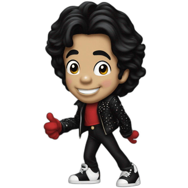 Michael Jackson in Mickey Mouse emoji