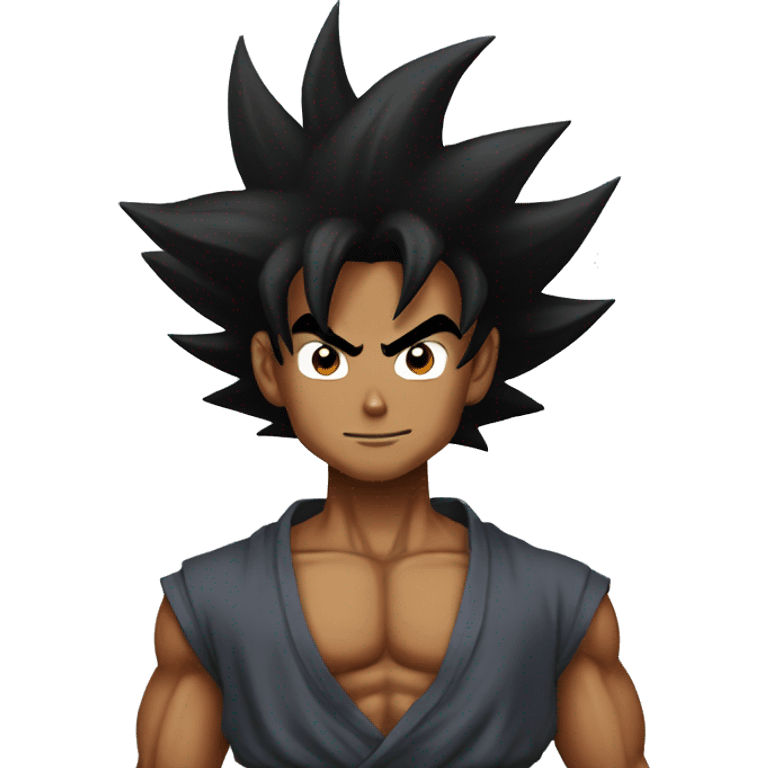 black goku from dragon ball emoji