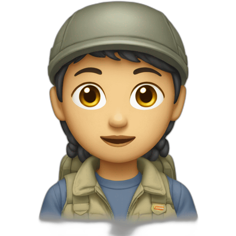 A burmese tomboy emoji