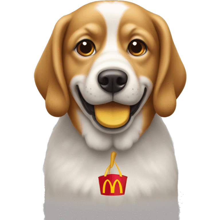 Un chien enployer de McDonald's emoji