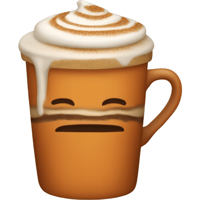 Pumpkin spice latte  emoji