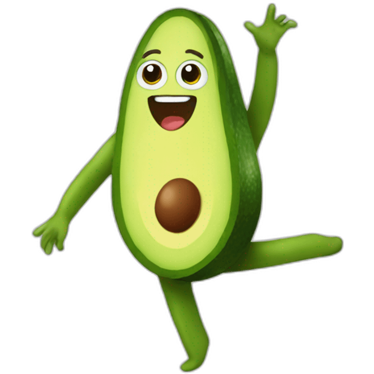 dancing avocado emoji