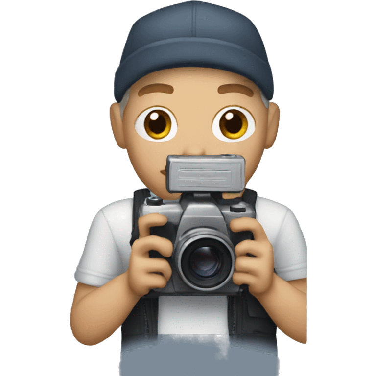 eminem holding a camera emoji