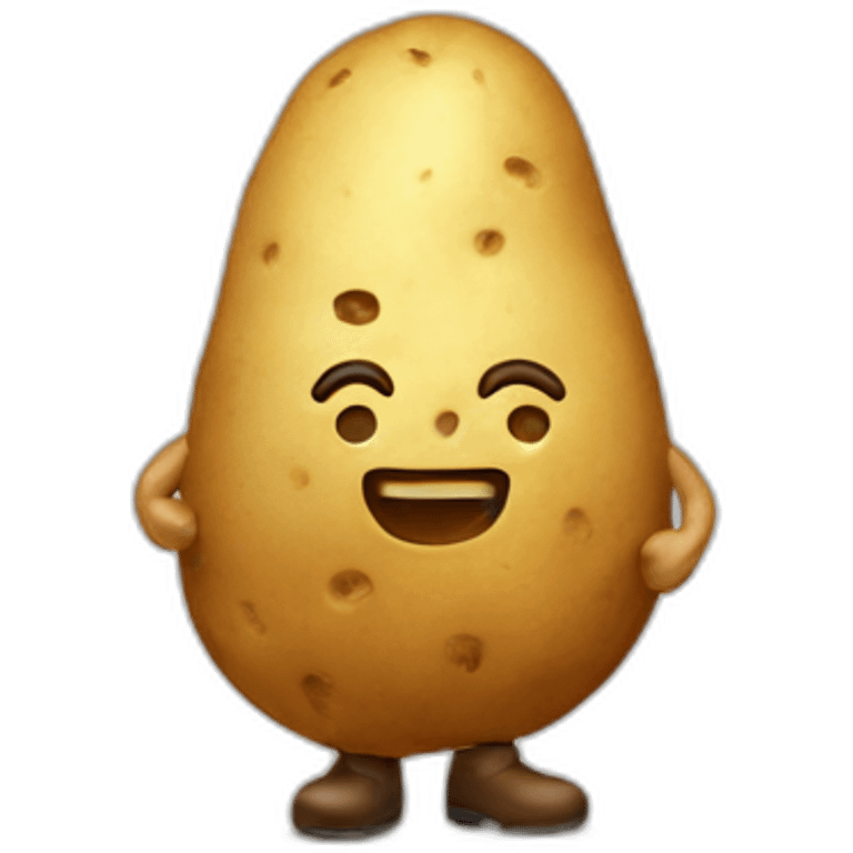 a potato man emoji