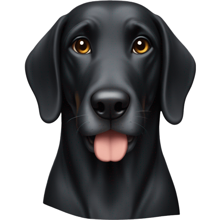 black hound  emoji