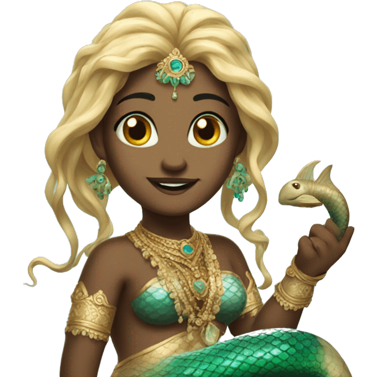 mermaid of India emoji