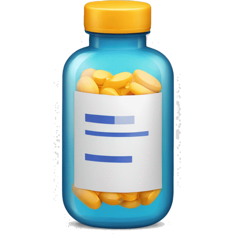 Prescription pill bottle emoji