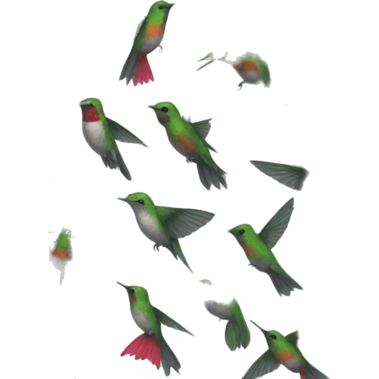 Hummingbirds  emoji