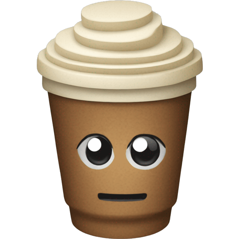 foam pixel coffee cup  emoji